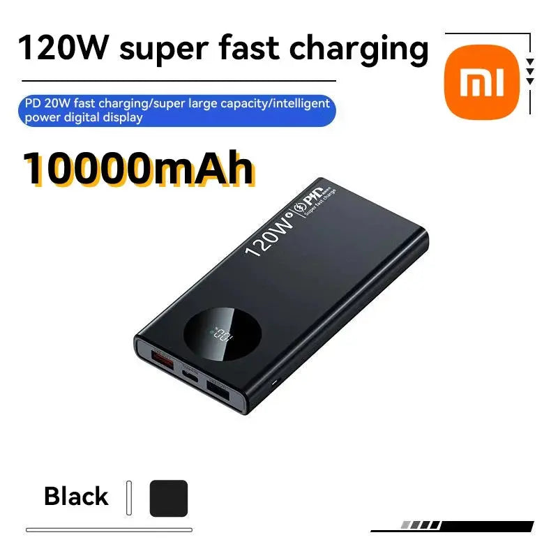 Xiaomi 120W 50000mAh High Capacity Power Bank – Super Fast Charging for All Devices E-SHOP ELEGANTE