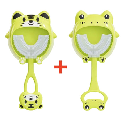 KidSmile 360° U-Shaped Silicone Toothbrush E-SHOP ELEGANTE